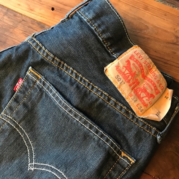 Levis 501 Blue navy for men - Picture 1 of 4